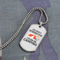 Camper Necklace Plan On Camping Black Necklace Stainless Steel or 18k Gold Dog Tag 24" Chain-Express Your Love Gifts