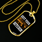 Camper Necklace Quit Your Hitchin Necklace Stainless Steel or 18k Gold Dog Tag 24" Chain-Express Your Love Gifts