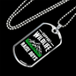 Camper Necklace Raise Boys Necklace Stainless Steel or 18k Gold Dog Tag 24" Chain-Express Your Love Gifts