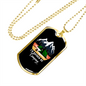 Camper Necklace Rather Be Camping Necklace Stainless Steel or 18k Gold Dog Tag 24" Chain-Express Your Love Gifts