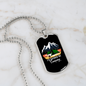 Camper Necklace Rather Be Camping Necklace Stainless Steel or 18k Gold Dog Tag 24" Chain-Express Your Love Gifts