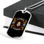 Camper Necklace Rather Camping Necklace Stainless Steel or 18k Gold Dog Tag 24" Chain-Express Your Love Gifts