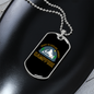 Camper Necklace Ready to Explore Journey Necklace Stainless Steel or 18k Gold Dog Tag 24" Chain-Express Your Love Gifts