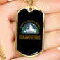 Camper Necklace Ready to Explore Journey Necklace Stainless Steel or 18k Gold Dog Tag 24" Chain-Express Your Love Gifts
