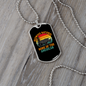 Camper Necklace Redwood National Home of America Necklace Stainless Steel or 18k Gold Dog Tag 24" Chain-Express Your Love Gifts