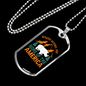 Camper Necklace Redwood National Park Necklace Stainless Steel or 18k Gold Dog Tag 24" Chain-Express Your Love Gifts