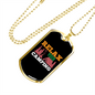 Camper Necklace Relax Your Camping Pink Necklace Stainless Steel or 18k Gold Dog Tag 24" Chain-Express Your Love Gifts
