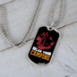Camper Necklace Relax Your Camping Red Tent Necklace Stainless Steel or 18k Gold Dog Tag 24" Chain-Express Your Love Gifts