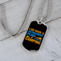 Camper Necklace Retirement Plan Camping Necklace Stainless Steel or 18k Gold Dog Tag 24" Chain-Express Your Love Gifts
