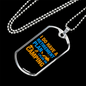 Camper Necklace Retirement Plan Camping Necklace Stainless Steel or 18k Gold Dog Tag 24" Chain-Express Your Love Gifts