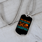 Camper Necklace Retirement Plan is Camping Necklace Stainless Steel or 18k Gold Dog Tag 24" Chain-Express Your Love Gifts