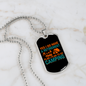 Camper Necklace Retirement Plan is Camping Necklace Stainless Steel or 18k Gold Dog Tag 24" Chain-Express Your Love Gifts