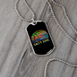 Camper Necklace Salty Soul Beach Necklace Stainless Steel or 18k Gold Dog Tag 24" Chain-Express Your Love Gifts