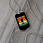 Camper Necklace Scout Dad Camping Necklace Stainless Steel or 18k Gold Dog Tag 24" Chain-Express Your Love Gifts