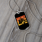 Camper Necklace Scout Life Camping Necklace Stainless Steel or 18k Gold Dog Tag 24" Chain-Express Your Love Gifts