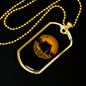 Camper Necklace Scout Life Necklace Stainless Steel or 18k Gold Dog Tag 24" Chain-Express Your Love Gifts