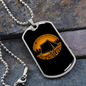 Camper Necklace Scout Life Necklace Stainless Steel or 18k Gold Dog Tag 24" Chain-Express Your Love Gifts