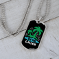 Camper Necklace Sea You Later Necklace Stainless Steel or 18k Gold Dog Tag 24" Chain-Express Your Love Gifts