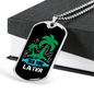 Camper Necklace Sea You Later Necklace Stainless Steel or 18k Gold Dog Tag 24" Chain-Express Your Love Gifts