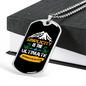 Camper Necklace Simplicity Is The Ultimate Sophistication Necklace Stainless Steel or 18k Gold Dog Tag 24" Chain-Express Your Love Gifts