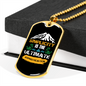 Camper Necklace Simplicity Is The Ultimate Sophistication Necklace Stainless Steel or 18k Gold Dog Tag 24" Chain-Express Your Love Gifts