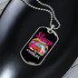 Camper Necklace Sleep Around Vanlife Necklace Stainless Steel or 18k Gold Dog Tag 24" Chain-Express Your Love Gifts