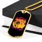 Camper Necklace Sleep Around #Vanlife Necklace Stainless Steel or 18k Gold Dog Tag 24" Chain-Express Your Love Gifts
