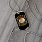 Camper Necklace Sleep Under The Stars Necklace Stainless Steel or 18k Gold Dog Tag 24" Chain-Express Your Love Gifts