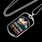 Camper Necklace Sleeper Must Awaken Necklace Stainless Steel or 18k Gold Dog Tag 24" Chain-Express Your Love Gifts