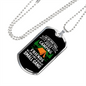 Camper Necklace Small Gang Camping Necklace Stainless Steel or 18k Gold Dog Tag 24" Chain-Express Your Love Gifts