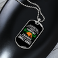 Camper Necklace Small Gang Camping Necklace Stainless Steel or 18k Gold Dog Tag 24" Chain-Express Your Love Gifts