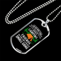 Camper Necklace Small Gang Camping Necklace Stainless Steel or 18k Gold Dog Tag 24" Chain-Express Your Love Gifts