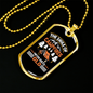 Camper Necklace Smile of Campfires Necklace Stainless Steel or 18k Gold Dog Tag 24" Chain-Express Your Love Gifts