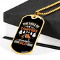 Camper Necklace Smile of Campfires Necklace Stainless Steel or 18k Gold Dog Tag 24" Chain-Express Your Love Gifts