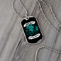 Camper Necklace Smoky Mountains Necklace Stainless Steel or 18k Gold Dog Tag 24" Chain-Express Your Love Gifts