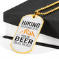 Camper Necklace Solves The Rest Necklace Stainless Steel or 18k Gold Dog Tag 24" Chain-Express Your Love Gifts