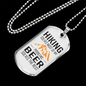 Camper Necklace Solves The Rest Necklace Stainless Steel or 18k Gold Dog Tag 24" Chain-Express Your Love Gifts