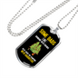 Camper Necklace Some Dads Are Necklace Stainless Steel or 18k Gold Dog Tag 24" Chain-Express Your Love Gifts
