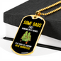 Camper Necklace Some Dads Are Necklace Stainless Steel or 18k Gold Dog Tag 24" Chain-Express Your Love Gifts