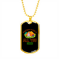 Camper Necklace Sometimes Nature is All You Need Necklace Stainless Steel or 18k Gold Dog Tag 24" Chain-Express Your Love Gifts