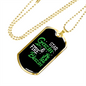 Camper Necklace Star Gazin Fire Necklace Stainless Steel or 18k Gold Dog Tag 24" Chain-Express Your Love Gifts