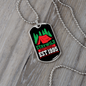 Camper Necklace Stay Wild Outdoor Est 1995 Necklace Stainless Steel or 18k Gold Dog Tag 24" Chain-Express Your Love Gifts