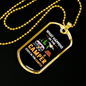 Camper Necklace Stays In The Camp Necklace Stainless Steel or 18k Gold Dog Tag 24" Chain-Express Your Love Gifts