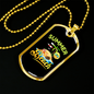 Camper Necklace Summer Beach Ocean Necklace Stainless Steel or 18k Gold Dog Tag 24" Chain-Express Your Love Gifts