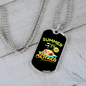 Camper Necklace Summer Beach Ocean Necklace Stainless Steel or 18k Gold Dog Tag 24" Chain-Express Your Love Gifts