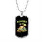 Camper Necklace Summer Beach Ocean Necklace Stainless Steel or 18k Gold Dog Tag 24" Chain-Express Your Love Gifts