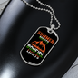 Camper Necklace Summer Nights Bonfire Lights Necklace Stainless Steel or 18k Gold Dog Tag 24" Chain-Express Your Love Gifts