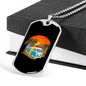 Camper Necklace Summer Van Tree Necklace Stainless Steel or 18k Gold Dog Tag 24" Chain-Express Your Love Gifts