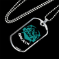 Camper Necklace Take a Breath Necklace Stainless Steel or 18k Gold Dog Tag 24" Chain-Express Your Love Gifts