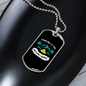 Camper Necklace Take Me To Mountains Necklace Stainless Steel or 18k Gold Dog Tag 24" Chain-Express Your Love Gifts
